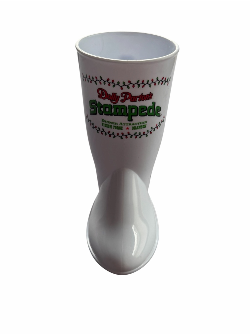 Dolly Partons Stampede White Boot Plastic Mug 2025 Collector Series Souvenir